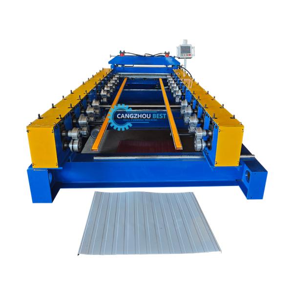 Prix de la machine à tôles de toiture à courte portée IBR Strip, machine à tôles de toiture entièrement automatique