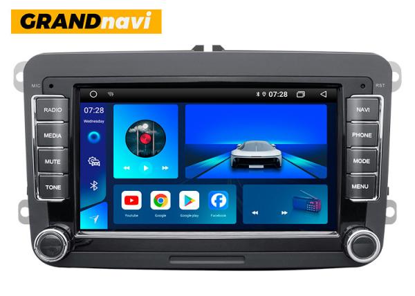 Ruído dobro golfe estereofônico Jetta Tiguan de Volkswagen Passat do rádio do tela táctil de 7 polegadas