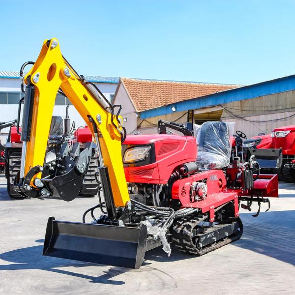 Manufacturer 25HP 35HP Mini Crawler Tractor Paddy Dry Land Diesel Compact Mini Farm Tractor