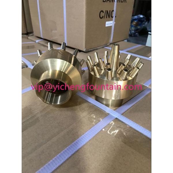 Fixed 3 Layer Blossom Flower Water Fountain Nozzles 8.5 Meters Spray Height