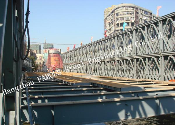 High Safety Steel-Bailey-Truss-Arch-Bridge with Low Maintenance