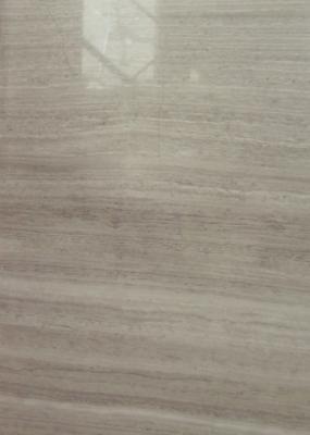 Wood Grain Marble Gloss Floor Tiles , Polished Marble Tiles For Stair Railings
