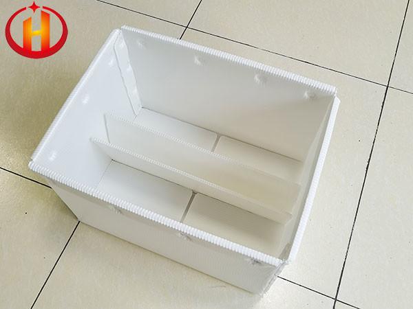 Waterproof 4mm Corrugated Plastic Storage Boxes Foldable
