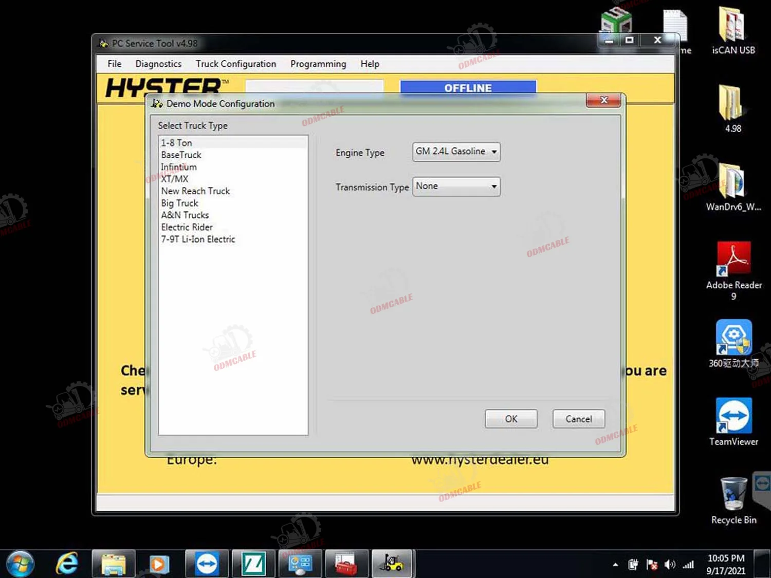 Для Yale Hyster ПК сервисный инструмент Ifak Can Usb Интерфейс Диагностический инструмент для Hyster Yale Авто вилочный грузовик Диагностика + CF54
