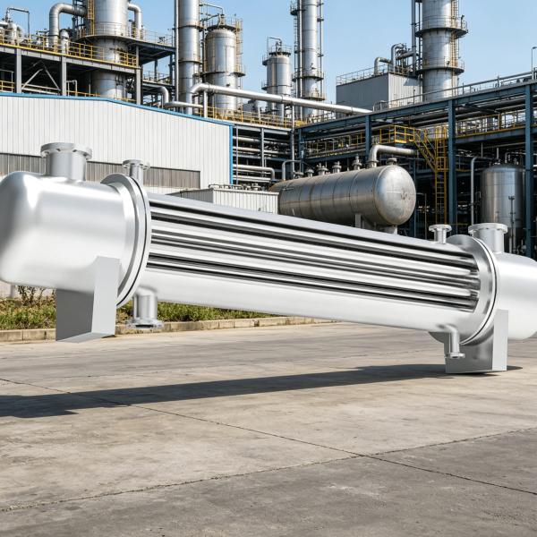 Stainless Steel Chemical Scrubber Tower with Customized Size and 0.1-10 Mpa Design Pressure for Emission Control