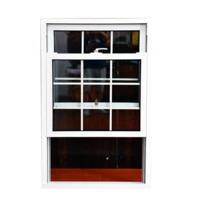 1.5mm PVC Hung Windows Crescent Lock  Office Pvc Double Hung Windows
