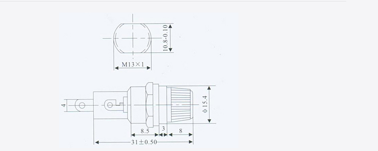 10A 250V Bakelite Fuse Holder Electric Fuse Cutout Box and Screw Type Panel Mount Fuse Holder 5*20mm