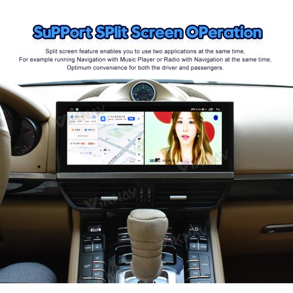 Авторадио Viknav Для Porsche Cayenne (2011-2017) 12,3 дюйма Автомобильный стерео Carplay Мультимедийный проигрыватель GPS навигация