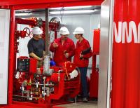 Padrão montado patim da bomba de fogo NFPA20 de 1000GPM@185PSI para centrais de petróleo