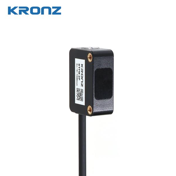 TOF Время полета датчики 50-1500 мм PNP выход для обнаружения 1x1 см белый рисунок