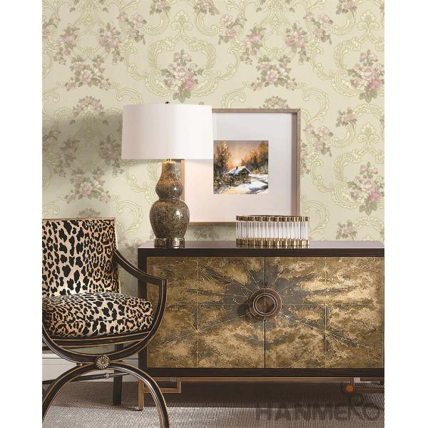 Modern European Floral PVC Wallpaper TV Background Wholesale Prices Unique Technology