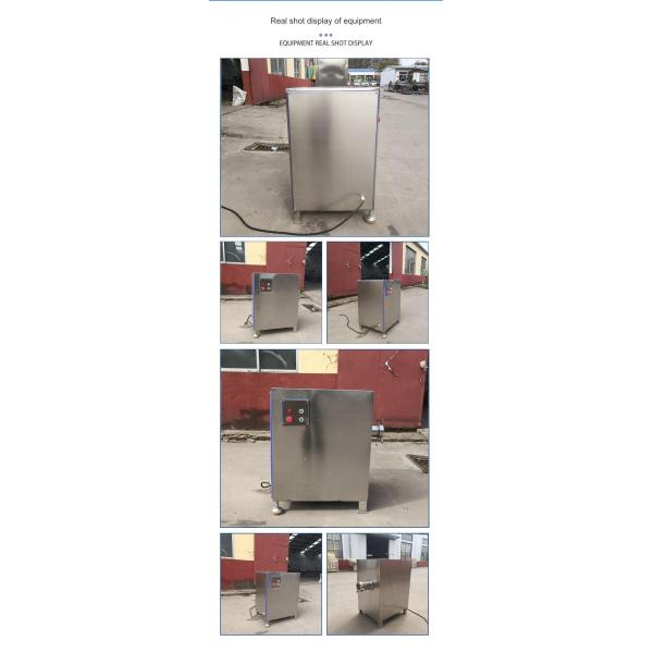 380V Industrial Refrigirated Meat Grinder Stainless Steel Electric Meat Bone Grinder