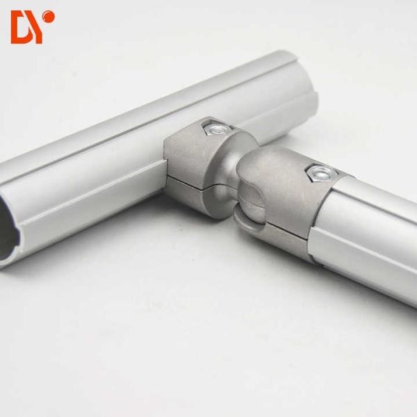 DYJ28-B07 Lean Tube Generation Industrial 180 Degree Fixed Inner Joint Aluminum Alloy