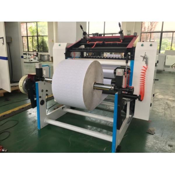 Papel térmico autoadesivo de alta velocidade que corta a máquina do rebobinamento