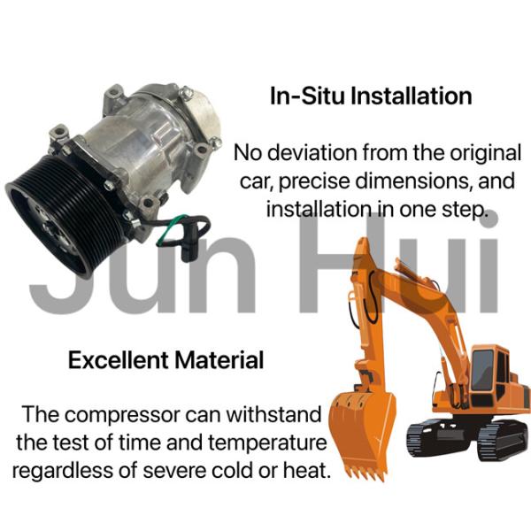 24V компрессор 372-9295 экскаватора CAT E320D2   Высокотемпературное сопротивление