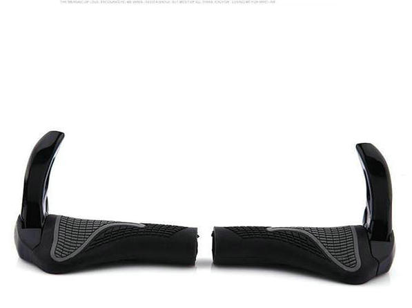 New Design Bicylce MTB bike TPR Rubber&Alloy Sheep Angle Grips Ergonomic Components Bar End Handlebars Push On Soft Grip