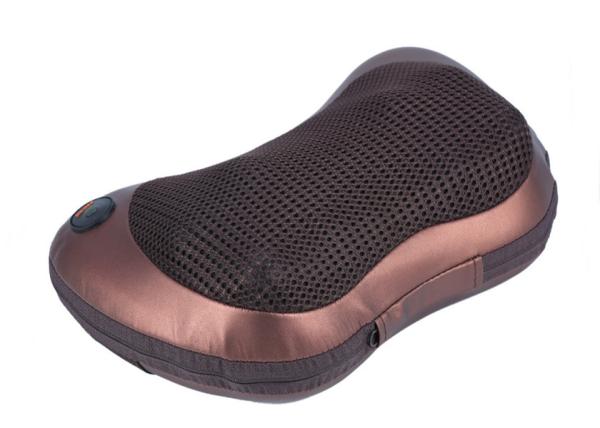 Full Body Heated Back Massager , Head Back Neck Rolling Kneading Massage Pillow