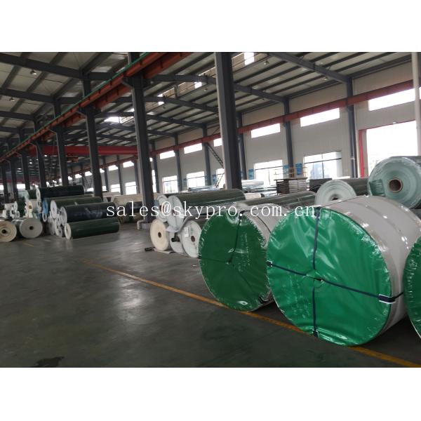 2mm Green PVC Conveyor Belt , High Strength PVC PU Conveyor Belt For Incline