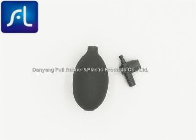 Gray Soft PVC Bulb Air Blower 6.3mm Arbor Good Suctoin Non Toxic