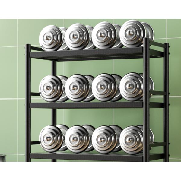 Five Tier Steel Kitchen Basket Rack