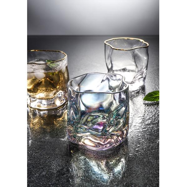 Multifunctional Hand Blown Bar Color Glass Wine Cups Perfect for Any Event
