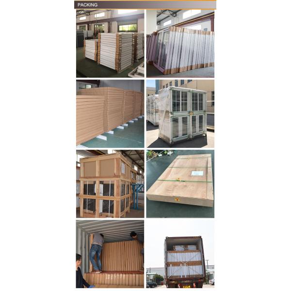 Dubai Entry PVC Doors with FiberGlass Screen Netting Material and EPDM Rubber Strip