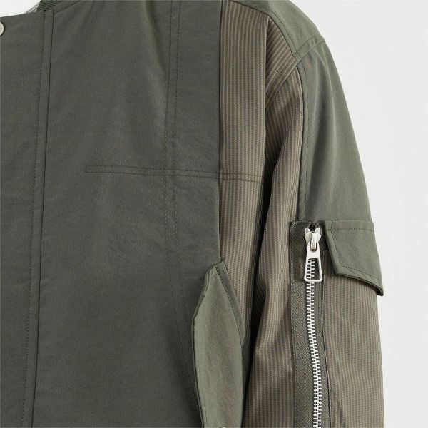 Factory Wholesale Men'S Plain Jacket Custom Logo Printed Baseball Jacket Zipper High Quality Plus Size Jackets for Men