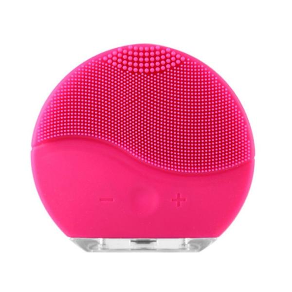 Silicone Vibrating Waterproof Facial Cleansing Face brush Massager with USB Rechargeable