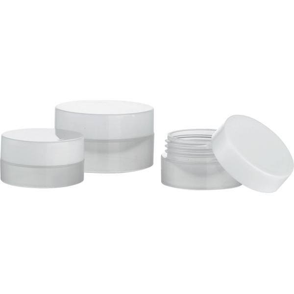 JL-JRM006 Mini PP Eye Cream Jar Trial Pack 3g 5g 10g With Screw Cap Closure