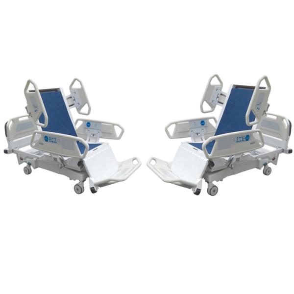 Full Hospital Electric Beds With Eight Functions , White CPR Function Bed