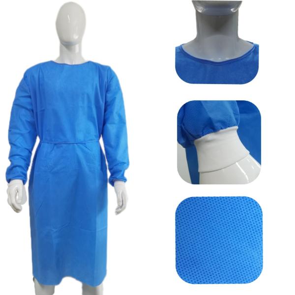 Logo Printing / Logo Stick Sterile / Non-Sterile Isolation Gowns OEM Level1/2/3 VPT-501