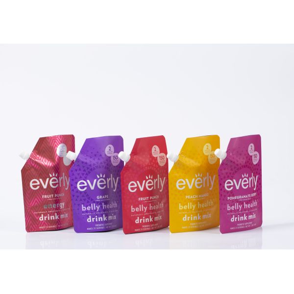 Matt Finished Printed 70g Drink Mix Juice Plastic Spout Packaging Pouch Bag