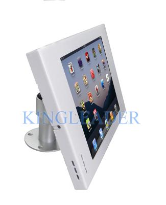 clôture réglable de kiosque d'iPad de taille de 400mm Polonais avec la poussée - verrouillez la serrure dans la rotation de 360 degrés
