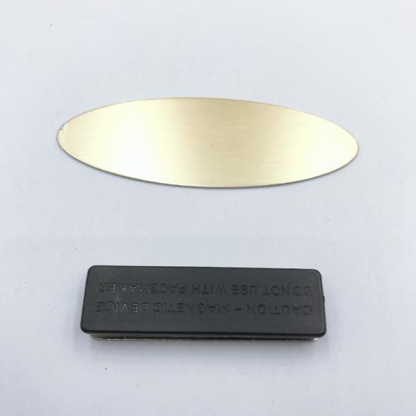 O nome da empresa N35 70X24Mm reusável oval pequeno etiqueta magnético