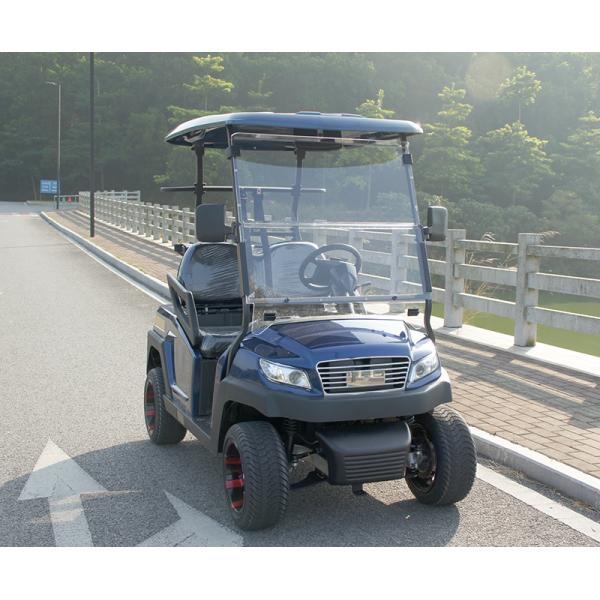 Aluminum Chassis Electric Golf Buggy ADC 48V 3.7KW Motor 60-80KM Endurance