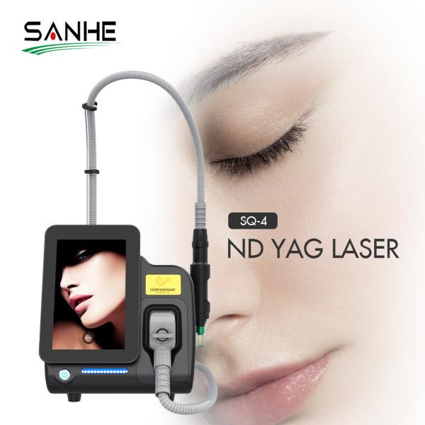 High Power Q Switched Nd Yag Laser Tattoo Removal Pigment Removal Machine With 532Nm 1064Nm