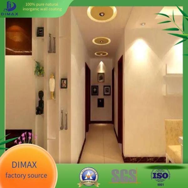 Roll Method Odorless Alkali Resistant Multi Function Natural Inorganic Mineral Wall Paint
