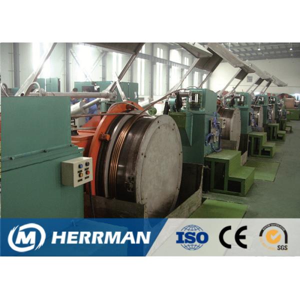 60m/Min Trolley  Copper Wire Drawing Equipment PLC Control