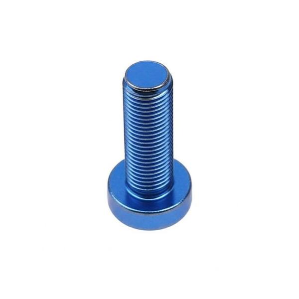 Large Flat Head Knurled Screw M1.0-M12 Carbon Steel Blue Zinc