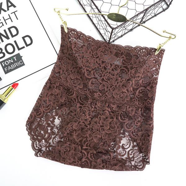 Трусы шнурка Waisted женщин высокие плюс трусы хипстера сводки нижнего белья размера сексуальные