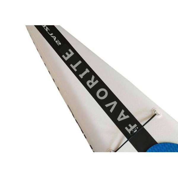 Blue Green PVC 427x61x15cm EVA Surfboard