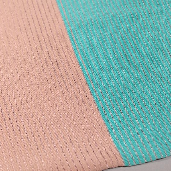 Knitted Women's Beachwear Dresses 112cm Multicolor Stitching