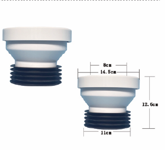Modern Bathroom PVC Toilet Connector Pipe Sewage Pipe