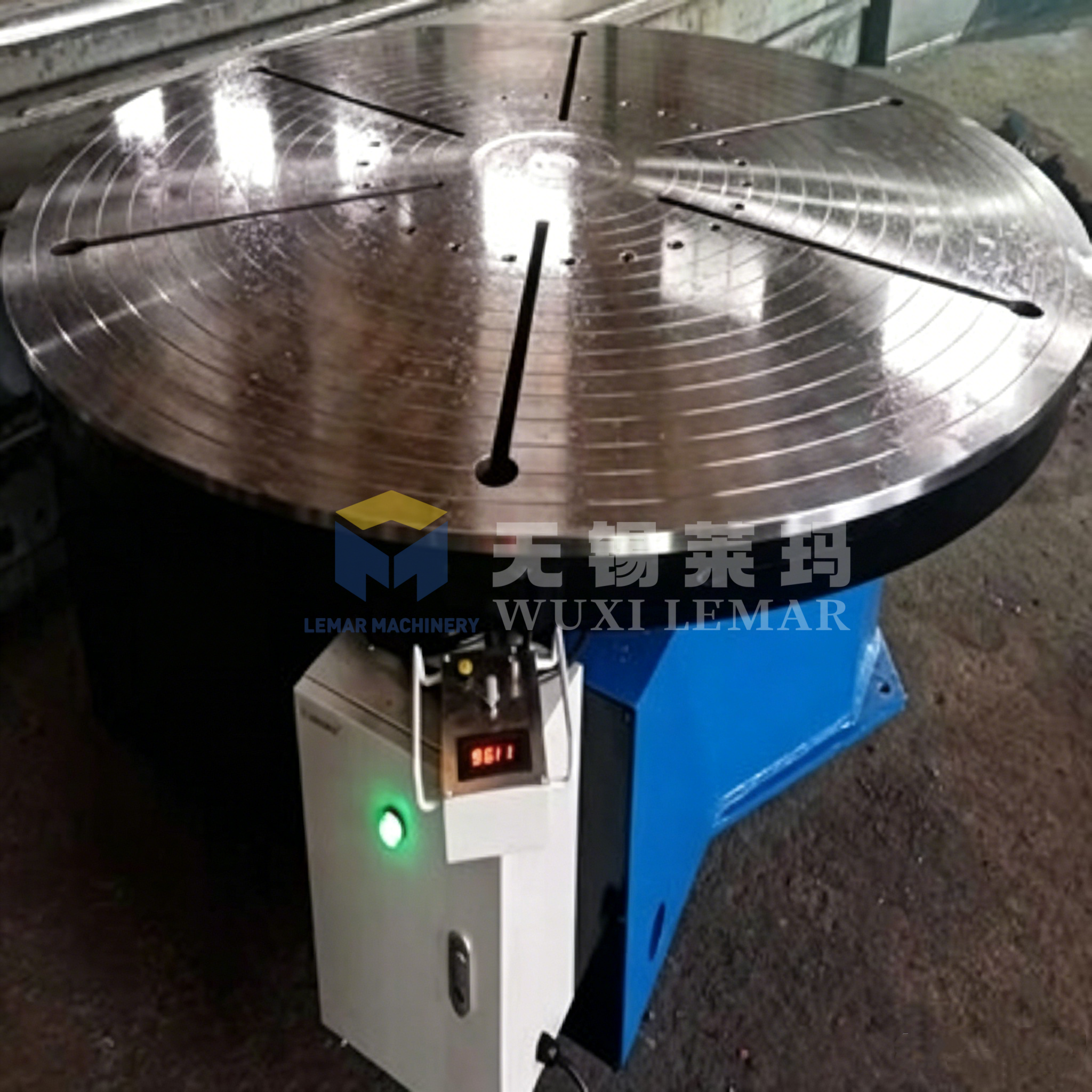 1 Ton Welding Positioner Small Rotating Worktable For Pipe Stainless Steel Vessel Welding