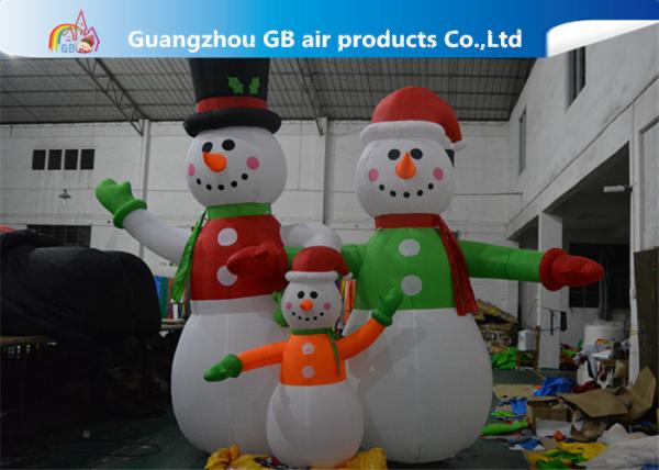 Giant Inflatable Snowman Blow up Christmas Santa Claus Yard Decoratoin