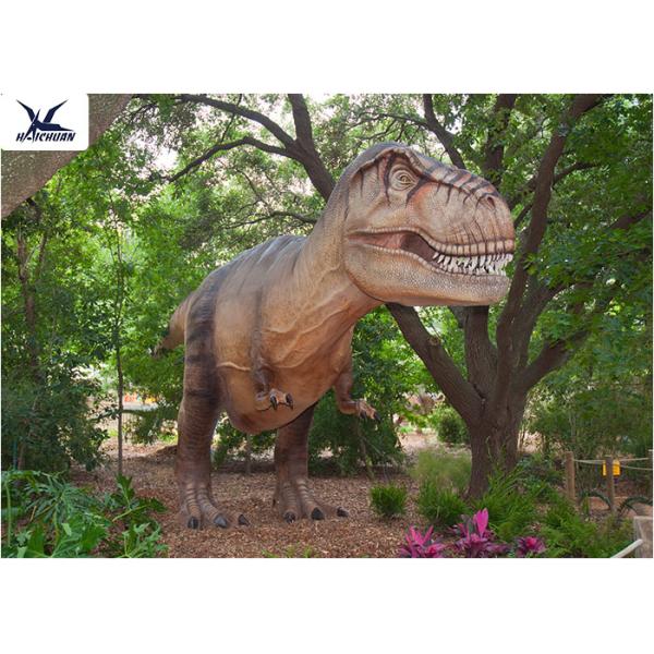 Attractive Animatronic Jurassic Dinosaur Garden Ornaments Mouth Movement With Sounds