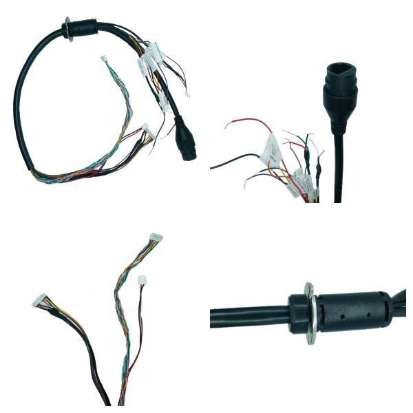 Кабель наружной IP-камеры Черный ПВХ пиджак RJ45F