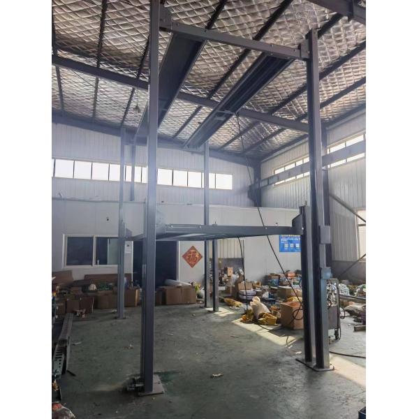 AA4C 4-постный тройной автомобильный парковочный лифт Четырехколонный парковочный лифт Многоуровневый автомобильный лифт