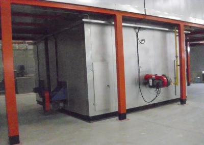 Low Maintenance SS304 SS316 Powder Coating Curing Oven With Gas Burner