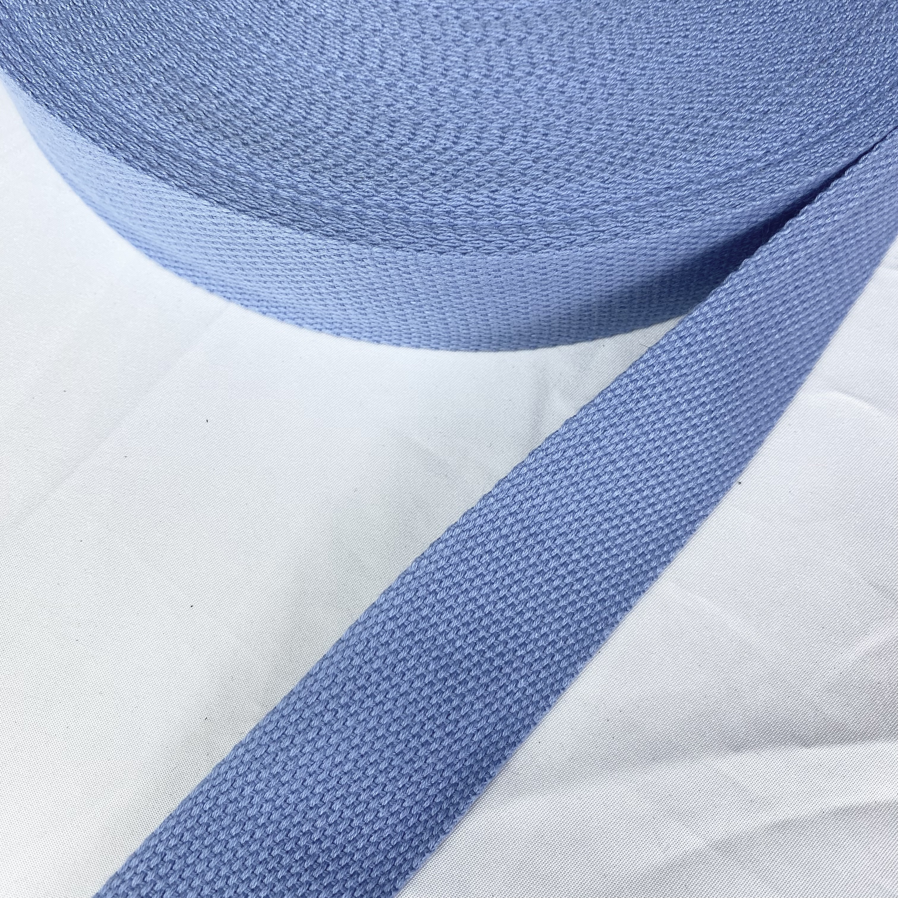 Soft bead Polyester-cotton webbing in a variety of colors Dupont Tote bag strap Textiles